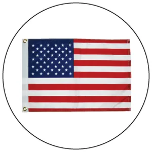 Taylor Made Products 93302 Decorative Code Boat Flag Set, 12 x 18-Inch - image