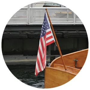 Taylor Made Products 93302 Decorative Code Boat Flag Set, 12 x 18-Inch - image