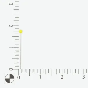 Dritz 3009 Quilting Pins, 1-3/4-Inch, Yellow (500-Count) - image
