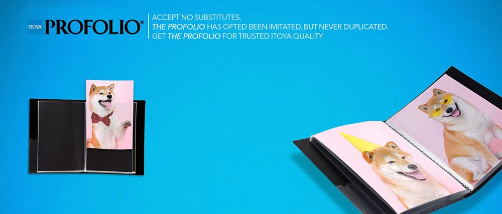 Itoya XP-12-11 Art Profolio Expo 11x14in. Art Size 12 PAGE/24 View Design Black - test