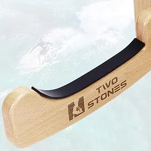 TWO STONES Surfboard Wall Hanger for Long Boards and Short Boards Works Indoor and Outdoor Display CJ-OT2101 - Rubber Plate