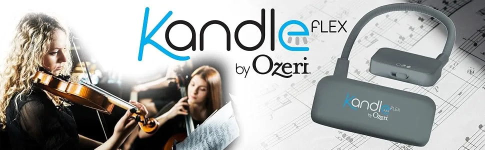 Ozeri W KAFA LED Reading Light Designed for Books and eReaders, White - Amazon Kindle light; kindle-reading-lights; Kindle light; Kindle accessories; ebook light
