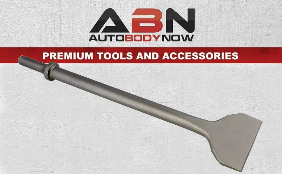 ABN Air Chisel 2in Electric Chisel Air Chisel Hammer, Concrete Chisel Tile Chisel Air Scraper Air Chipping Hammer - ABN 2 Inch Air Chisel Bit for Electric Chisel Air Chisel Hamme