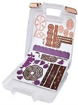 ArtBin 6978AB Magnetic Die Storage Case with 3 Magnetic Die Sheets, Portable Paper Craft & Die Organizer with Handle, Translucent Box & Sheet set - product information 1