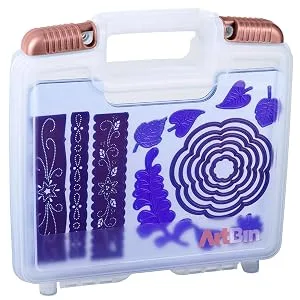 ArtBin 6978AB Magnetic Die Storage Case with 3 Magnetic Die Sheets, Portable Paper Craft & Die Organizer with Handle, Translucent Box & Sheet set - product information 5