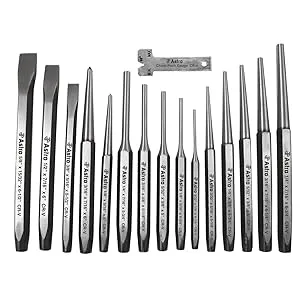 Astro Pneumatic Tool 1600 16-Piece Punch and Chisel Set Original version - product information 1