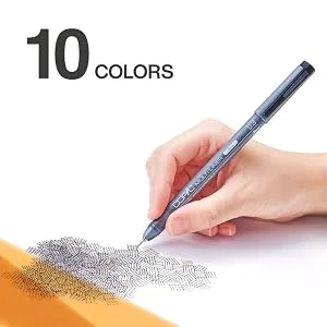 Copic Markers 9-Piece Multiliner Inking Pen Set B-2, Black (MLB2) 9 Pens Black - Available in 10 colors