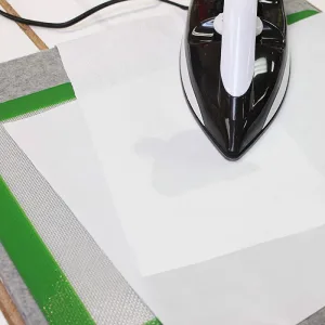 Precision Fusing Mat (17" x 17") Includes Non-Slip/Nonstick mat with See-Through Design for Appliqu Creation, and Bonus Teflon Coated Pressing Sheet! - Fusing Mat 3