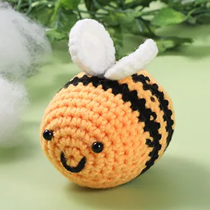 RQWZBCHX Crochet Kit for Beginner/Experts, Crochet Starters Kit for Adult Kids, 4PCS Crochet Animal Set - Chicken, Bee, Rabbit, Panda Include Writtern Videos Tutorials - product information 5