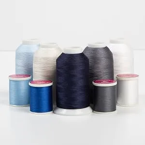 Superior Threads - Egyptian-Grown Cotton Sewing Thread for Piecing, Applique, and Quilting - Masterpiece by Alex Anderson, Bisque, 2,500 Yds. Cone Bisque - Masterpiece spools and cones displayed on a white background