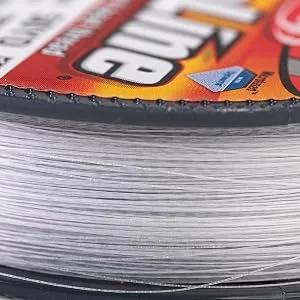 The Beadsmith Fireline by Berkley  Micro-Fused Braided Thread  6lb. Test.006/.15mm Diameter, 125 Yard Spool, Crystal Color  Super Strong Stringing Material for Jewelry Making and Bead Weaving - fireline cloeup