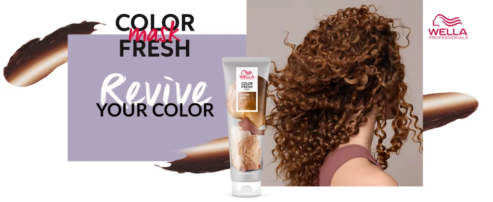 Wella Professionals Color Fresh Mask, Chocolate Touch, Natural Shades, Damage Free, Color-Depositing' Chocolate Touch 1 - Caramel