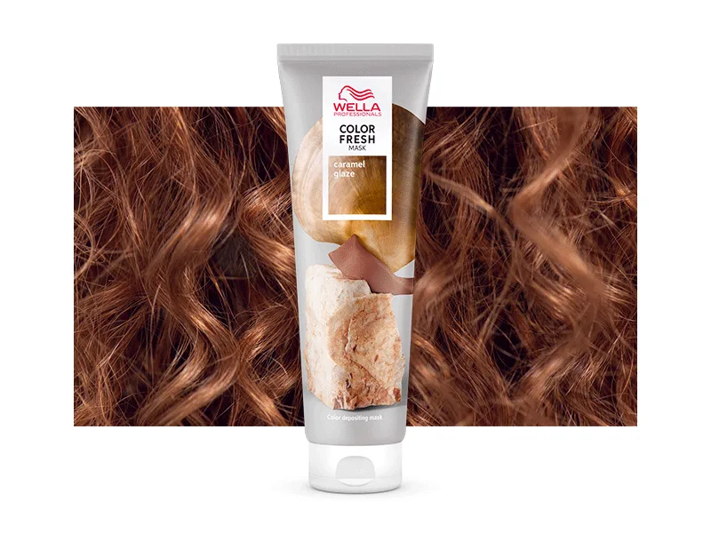 Wella Professionals Color Fresh Mask, Chocolate Touch, Natural Shades, Damage Free, Color-Depositing' Chocolate Touch 1 - Caramel