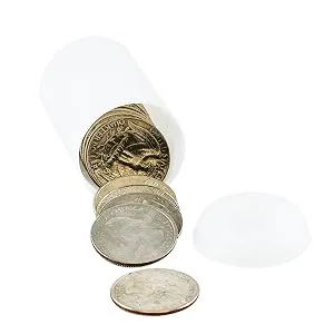 Houseables Film Canisters w/ Caps, 60 Pk, 35MM Empty Camera Reel Containers, for Rockets, White, 8 OZ, 2" H, 1" W, Plastic, Films Developing Processing Tube, Roll Case, Small Accessories, Storage 60 Pack White - product information 5