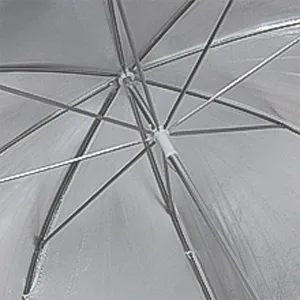LimoStudio 33 inch Diameter Double Layer Black/Silver Photo Umbrella Lighting Reflector for Contrast, Concentrative Light, AGG126 33 Inch Diameter Black - Umbrella