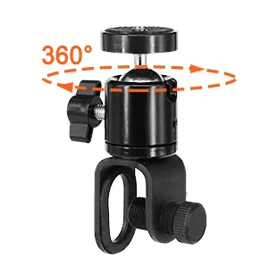 Desk Ring Light for Zoom Meetings - Video Conference Lighting Kit for Laptop Computer, 6 Clip on Table LED Light Lamp with Tripod Stand for Video Recording, Remote Working, Gaming, Vlogging - 360 rotation ring light