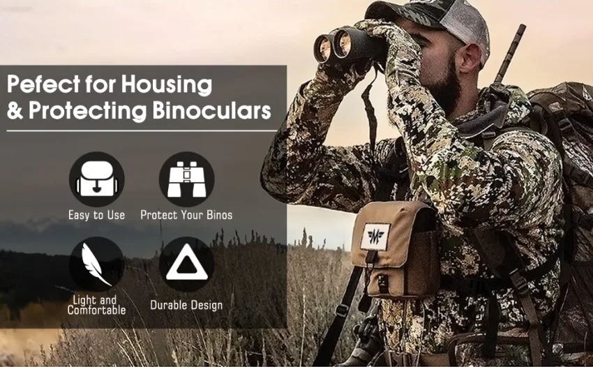 Binocular Harness, Binocular Harness, Optics Binocular Bag for Hiking, Bird Watching, Adjustable and Comfortable Binocular Accessories - Binocular Harness
