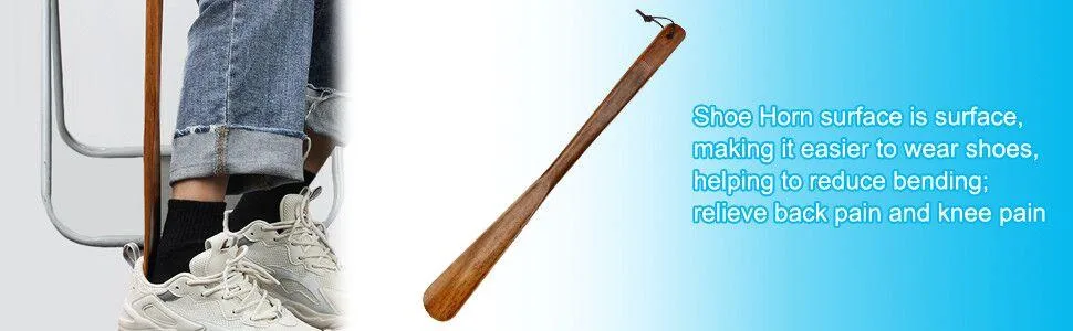 AHIER Sock Aid, Flexible Sock Aid Kit with Shoe Horn, Socks Helper Sock Puller Aid Easy On and Off, Sock Aid Assist with Foam & Shoe Horn Long Handle - SHoe horn