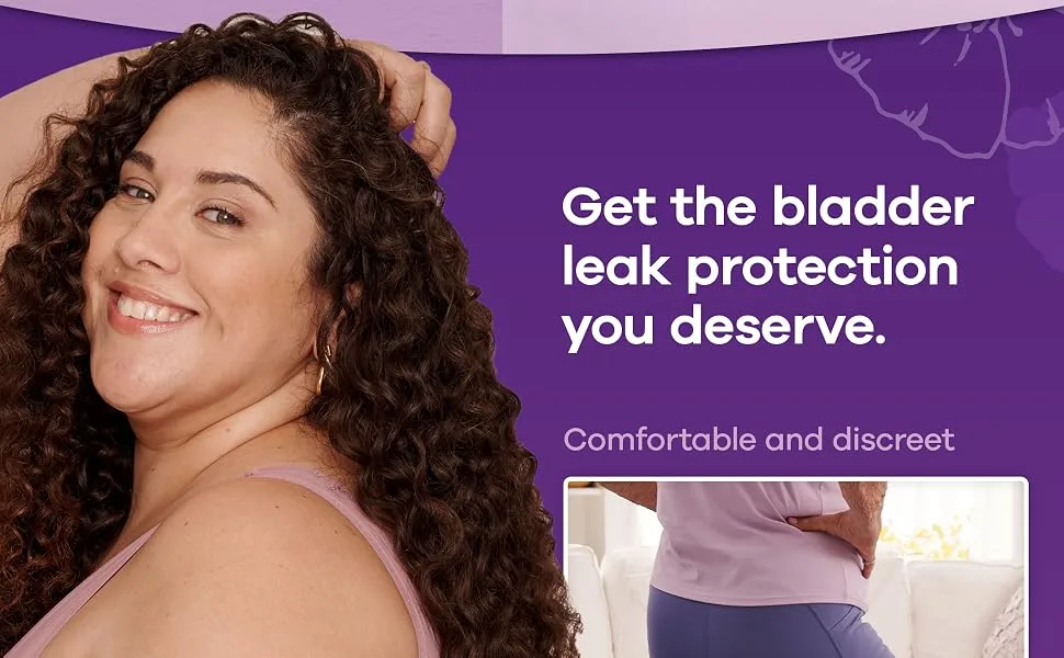 Always Discreet, Incontinence & Postpartum Underwear for Women, Maximum, Large, 17 Count 17 Count (Pack of 1) - Get the bladder leak protection you deserve.