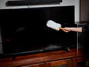 Amazon Basics 360 Heavy Duty Duster Kit, 7 Dusters and 1 Handle (Pack of 2) - duster, clean, household, electronics, car, home, furniture, computers