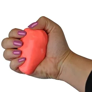 Blue Jay Squeeze 4 Strength Hand Therapy Putty  1 lb., Soft, Red, Therapeutic Hand Putty for Finger, Grip Strength Exercises. Medical Putty - Red RGB