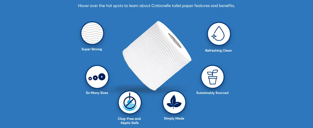 Cottonelle Ultra Clean Toilet Paper with Active CleaningRipples Texture, Strong Bath Tissue, 6 Family Mega Rolls (6 Family Mega Rolls  33 Regular Rolls), 388 Sheets per Roll - Benefits include super strong, many sizes clog-free and septic safe and more