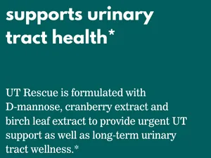 Elements UT Rescue, 60 Tablets (30 Day Supply), Urinary Tract Support Supplement, Bladder and Urinary Tract Health Support and Cleanse, Gluten Free, Non-GMO Certified - Supports urinary tract health
