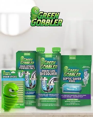 Green Gobbler Garbage Disposal & Kitchen Sink Drain Cleaner | 2 Pack - 16 Uses - group