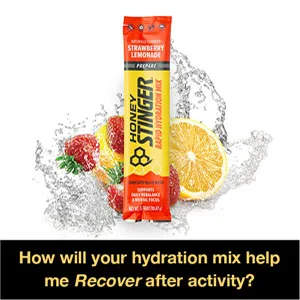 Honey Stinger Perform Rapid Hydration Powder | Mango Melon Electrolyte Multiplier for Exercise, Endurance and Performance | Sports Nutrition for Home & Gym, Pre and Post Workout | 24 Packets Mango Melon (Perform) 24 Count (Pack of 1) - Fruit Snack, Gummy, Chews, Energy, Honey, Fuel, Workout, Performance, Bite Size, Muscle, Portable