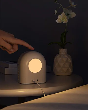 Smart White Noise Machine - Medcursor Sound Machine for Sleeping, Plug-in Noise Maker with App Control, 39 HiFi Soothing Sounds, Soft-Glow Night Light, Noise Machine for Baby & Adults, No AC Adapter - White Noise