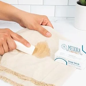 Meliora Cleaning Products, Laundry Powder, Unscented, 128 HE (64 Standard) Loads - soap stick_lifestyle