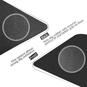 Grounding Mat Kit, 15ft Straight Cord, Use for Ground Foot Mats, Computer Mat, Sleep Mat, Pet (23.6" x 13") - grounding MAT
