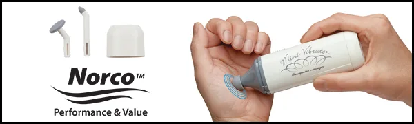 Norco NC70209 Mini Massager - North Coast Medical Norco Mini Vibrator hand massager portable small scar tissue therapeutic tool