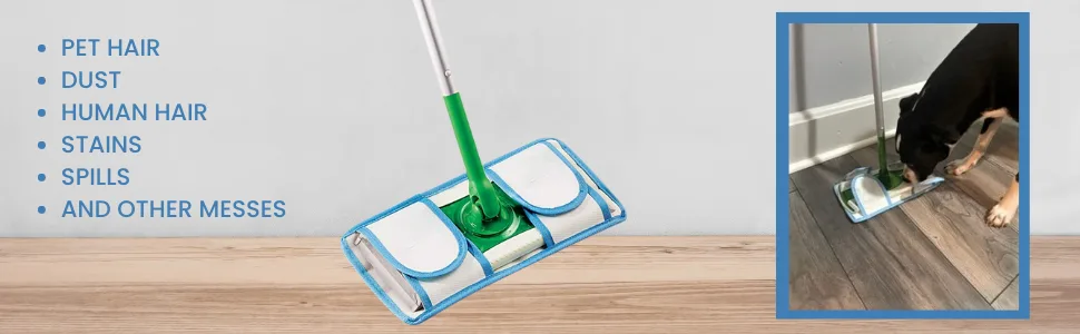 Old Home Kitchen, Microfiber Reusable Mop Pad, Durable Machine Washable Mop Pads, Reusable Floor Mop Pad, Swiffer Compatible Dry Mop Pads (4 Pack) 4 Count (Pack of 1) - dry mop for hardwood floors mop pads washable microfiber tile mop mop for laminate floors