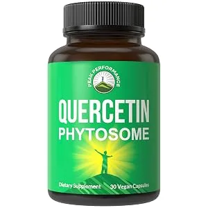 Peak Performance Quercetin Phytosome Vegan Capsules - Pure Quercetin Rich Sophora Japonica Extract for Max Absorption. - quercetin phytosome capsules