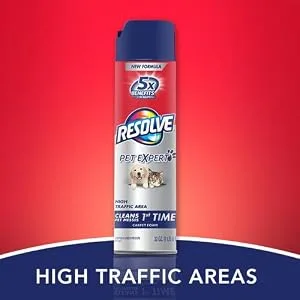 Resolve Pet Carpet Spot & Stain Remover Spray Refill, 60oz, cleans pet messes (SYNCHKG097508) - resolve pet carpet cleaner stain remover spot and stain carpet pet stain spot remover spray cleaning