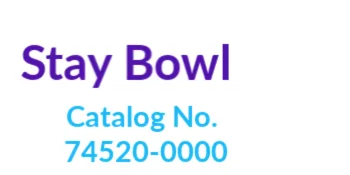 Maddak Ableware Non-Slip Stay Bowl with Handle, White with Gray - SP Ableware Maddak Stay Bowl 754200000 Home Health Care Older Aduts Baby Boomers