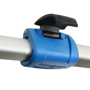 Unger Professional Connect & Clean 3-6 Foot Telescoping Extension Multi-Purpose Pole with Quick-Flip Clamp, Window Cleaning, Dusting 3 - 6 Foot New & Improved - Quick-Flip Clamp