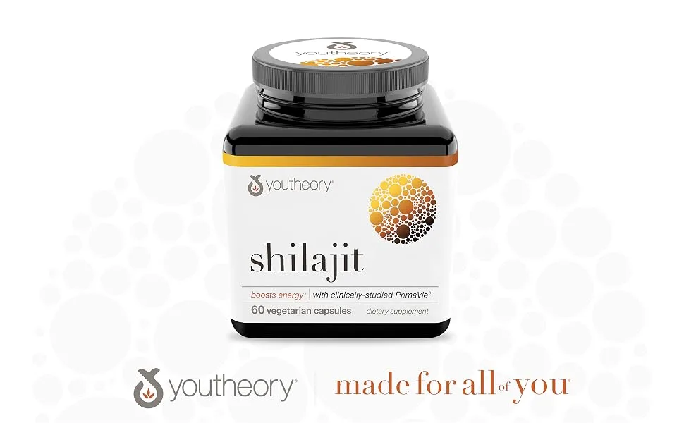Youtheory Shilajit, Pure Himalayan Superfoood, Energy Support, 60 Vegetarian Capsules - Shilajit 60 ct Panel 5