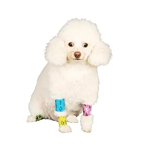AUPCON Vet Wrap Self Adherent Wrap Cohesive Bandage Animal Bandage Self Adhesive Bandages for Horse, Pets & Ankle Sprains & Swelling (4in, Mix Paw) 4 Inch Mix Paw - product information 3