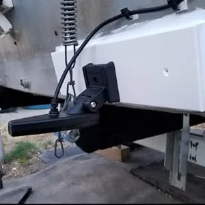 Bert's Custom Tackle American Made Transducer Mounting Board Dolphin Gray - Transducer Mounting Plate Install