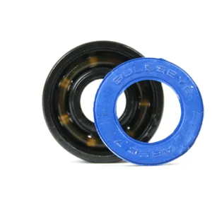 Hockey Bearings ABEC 9, 7, 5 Inline Roller Speed Package 16 Bearings and 8 Spacers Kit (ABEC 7 - Blue) ABEC 7 - Blue Blue 16 - ABEC 7 Hockey Bearing