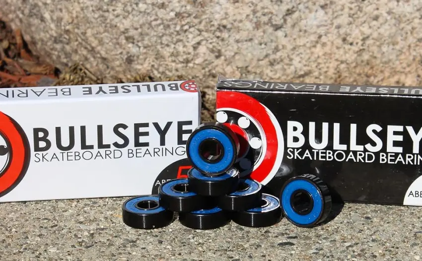 Hockey Bearings ABEC 9, 7, 5 Inline Roller Speed Package 16 Bearings and 8 Spacers Kit (ABEC 7 - Blue) ABEC 7 - Blue Blue 16 - Bullseye Bearings ABEC 5, 6, 7