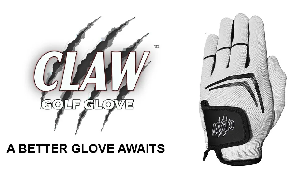 CaddyDaddy Claw Golf Glove for Men - Breathable, Long Lasting Golf Glove White Large Left - Claw Golf Glove