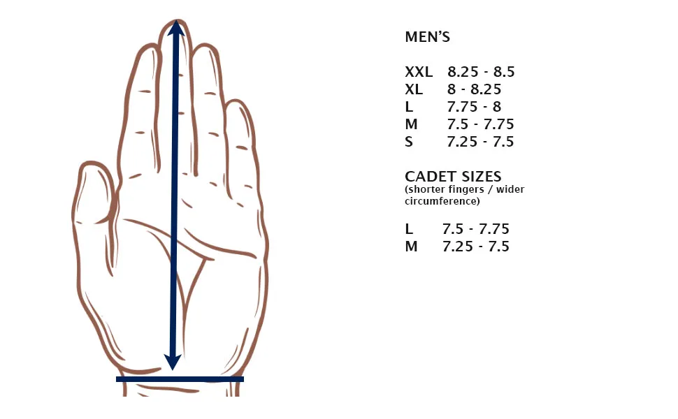 CaddyDaddy Claw Golf Glove for Men - Breathable, Long Lasting Golf Glove White Large Left - claw golf glove size chart