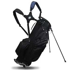 Craftsman Golf Adjustable Waterproof Star Black Blue Golf Bag Backpack Straps Replacement Also for Custom Order with Your Name Stitched blue & star - golf bag strap double shoulder replacement