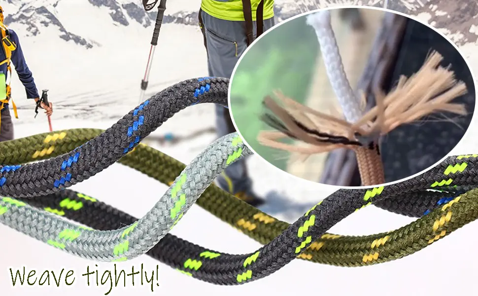DELELE 2 Pair Work Boot Laces Outdoor Mountaineering Hiking Walking Shoelaces 55.12"Inch (140CM) 03 Black Red - Weave tightly!
