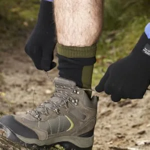 DexShell Waterproof Coolmax Cushioned Inner 3-Layer Laminated Breathable Socks Coolvent for men and women Medium Aqua Blue - Waterproof trekking sock DS636