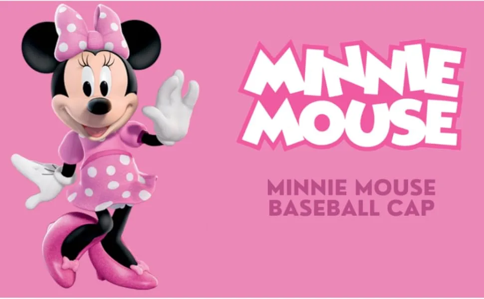 Disney Minnie Mouse Girls Baseball Cap Pink - product information 2