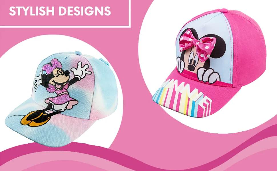 Disney Minnie Mouse Girls Baseball Cap Pink - Minnie